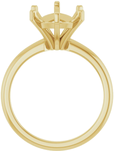 Sužadėtuvių Žiedas 10k yellow gold Pear 14mm x 9mm (2)