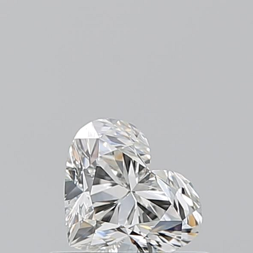 0.51 carat I-VVS2 Natūralus Heart Deimantas (1)
