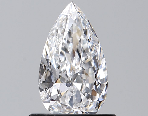 0.7 carat D-SI1 Natūralus Pear Deimantas (1)
