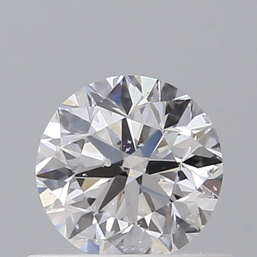 0.46 carat D-SI2 Very Good cut Natūralus Round Deimantas (1)