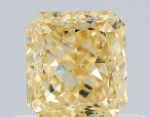 0.59 carat Fancy Yellow-SI1 Natūralus Radiant Deimantas (1)