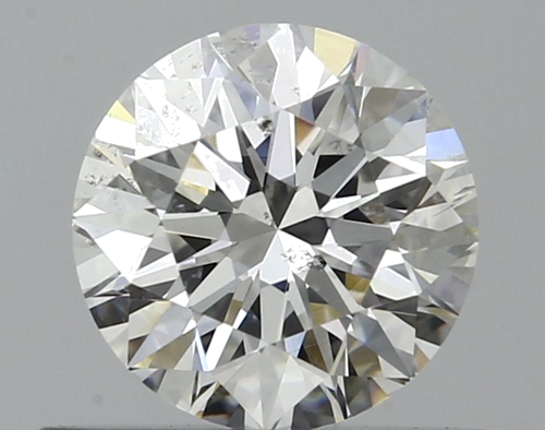 0.5 carat F-SI2 Excellent cut Natūralus Round Deimantas (1)