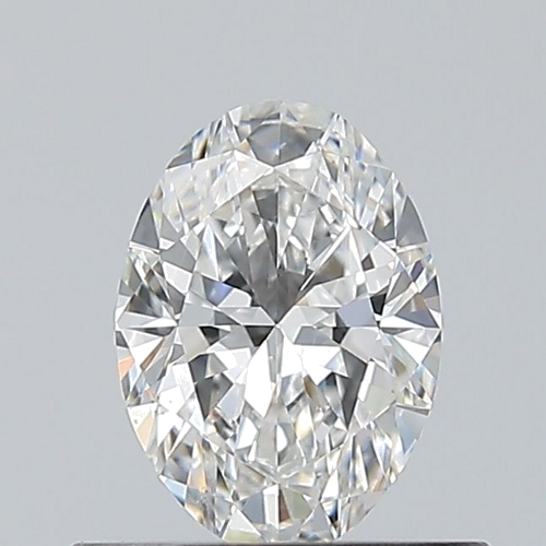 0.5 carat F-VS2 Natūralus Oval Deimantas (1)