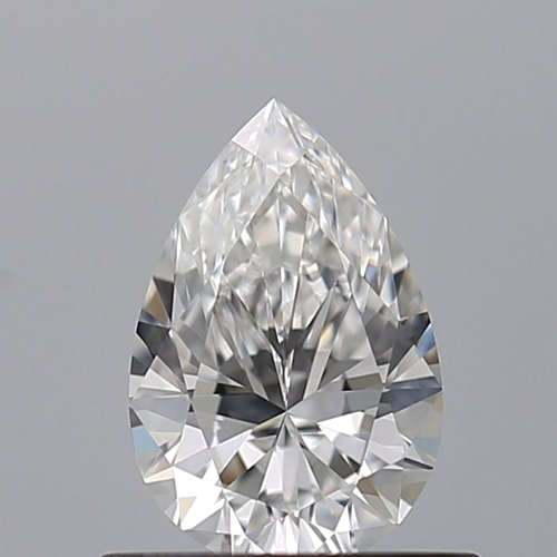 0.52 carat E-VVS2 Natūralus Pear Deimantas (1)