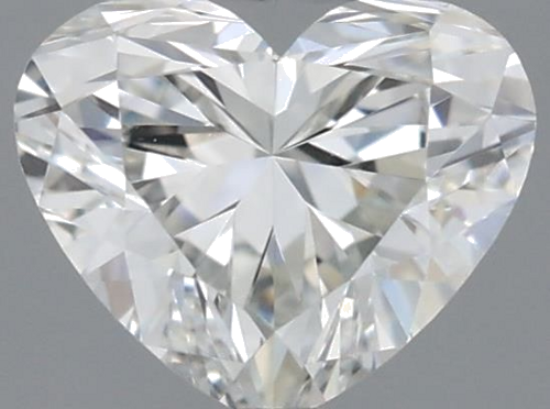 0.31 carat I-VVS2 Natūralus Heart Deimantas (1)