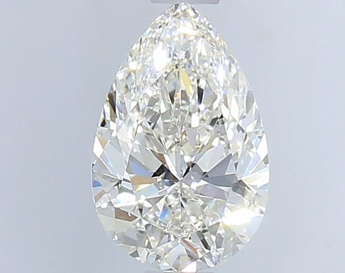 0.9 carat H-VS2 Natūralus Pear Deimantas (1)