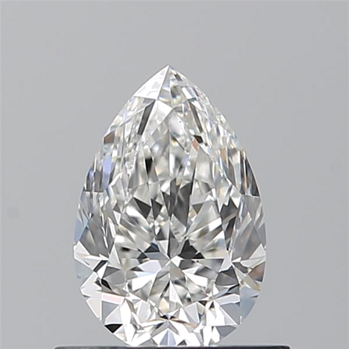 0.71 carat F-VS1 Natūralus Pear Deimantas (1)