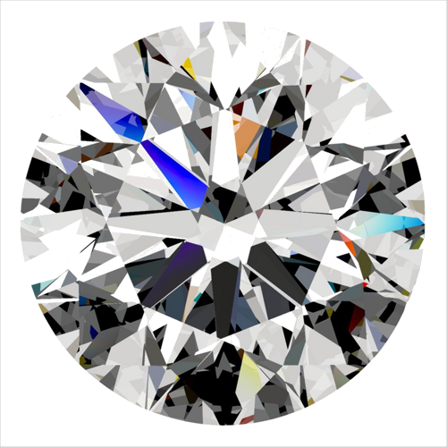 0.4 carat F-VS1 Very Good cut Natūralus Round Deimantas (1)