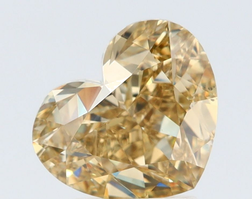 3.03 carat Fancy Brownish Yellow-VS2 Natūralus Heart Deimantas (1)