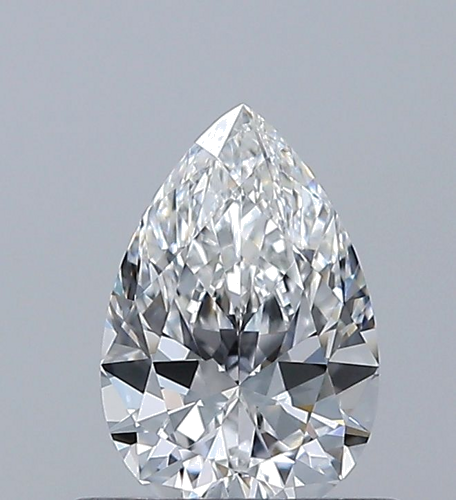 0.5 carat E-IF Natūralus Pear Deimantas (1)