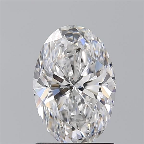 1.5 carat E-SI2 Natūralus Oval Deimantas (1)