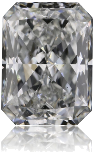1.01 carat H-SI2 Natūralus Radiant Deimantas (1)
