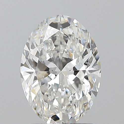 1.53 carat F-SI2 Natūralus Oval Deimantas (1)