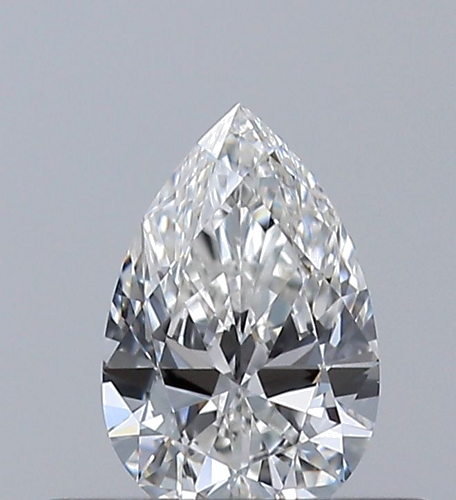 0.3 carat G-VVS2 Natūralus Pear Deimantas (1)