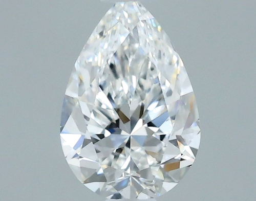0.4 carat E-VS1 Natūralus Pear Deimantas (1)
