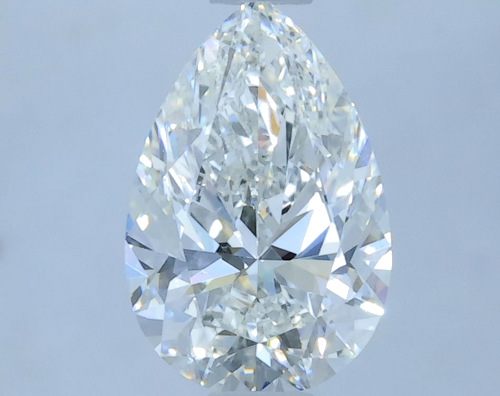 0.7 carat G-VS2 Natūralus Pear Deimantas (1)