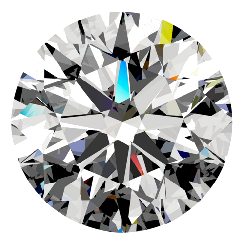0.36 carat F-VS2 Excellent cut Natūralus Round Deimantas (1)