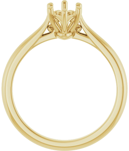 Sužadėtuvių Žiedas „Solitaire“ 10k yellow gold Marquise 10mm x 5mm (2)