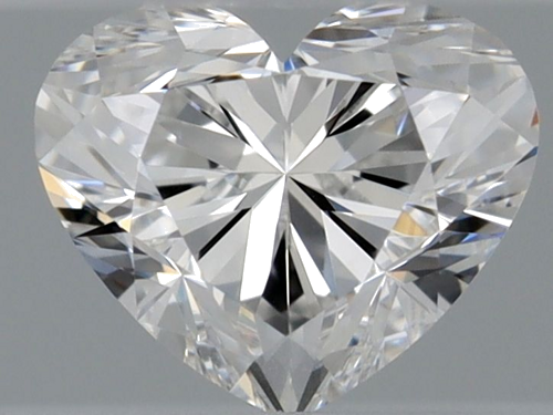 0.32 carat E-VVS1 Natūralus Heart Deimantas (1)
