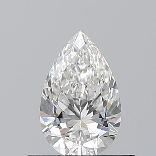 0.5 carat H-VS1 Natūralus Pear Deimantas (1)