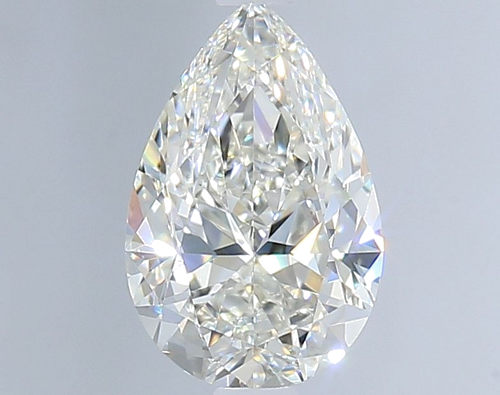 1.0 carat H-VVS1 Natūralus Pear Deimantas (1)