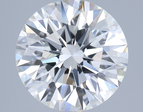 3.1 carat F-VVS2 Excellent cut Natūralus Round Deimantas (1)