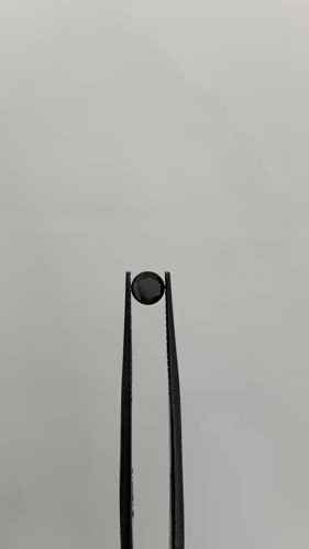 0.35 carat Fancy Black-VVS2 Excellent cut Natūralus Round Deimantas (1)