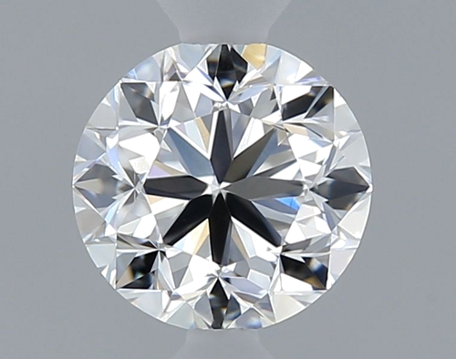 0.5 carat F-VVS1 GD cut Natūralus Round Deimantas (1)
