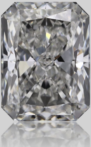 0.36 carat G-VS2 Natūralus Radiant Deimantas (1)