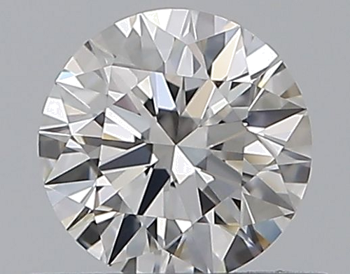 0.43 carat F-VVS1 Excellent cut Natūralus Round Deimantas (1)