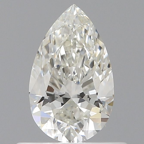 0.5 carat I-VVS2 Natūralus Pear Deimantas (1)