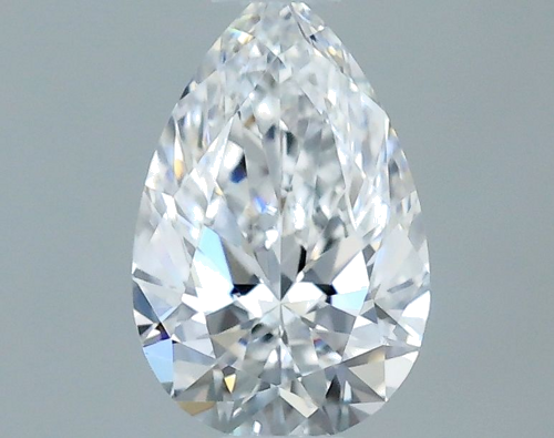 0.3 carat D-VS1 Natūralus Pear Deimantas (1)