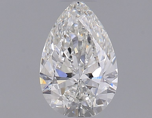 0.4 carat F-VVS1 Natūralus Pear Deimantas (1)