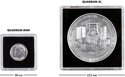 Quadrum Mini Capsules for Coins (10 - 29 mm) (5)