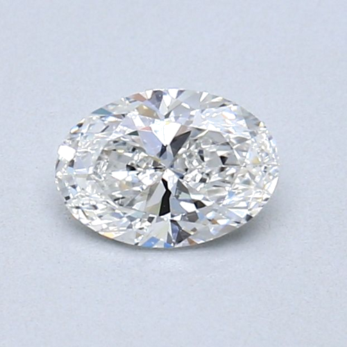 0.5 carat E-SI2 Natūralus Oval Deimantas (1)