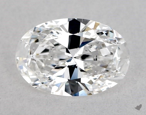 0.58 carat E-VVS1 Natūralus Oval Deimantas (1)