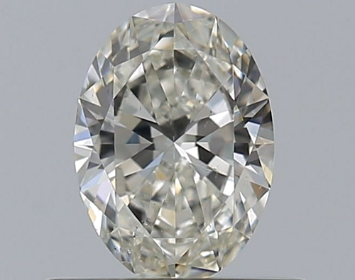 0.51 carat I-SI1 Natūralus Oval Deimantas (1)