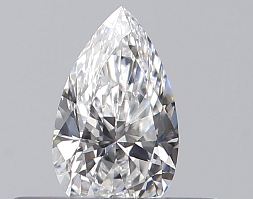 0.23 carat E-VS2 Natūralus Pear Deimantas (1)