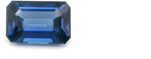 0.68 carat BLUE STEP cut Octagonal Safyras (1)