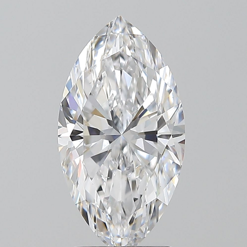 2.51 carat D-VS2 Natūralus Marquise Deimantas (1)