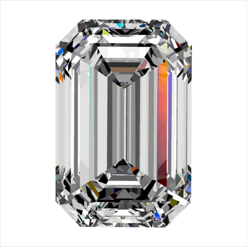 0.3 carat E-VS2 Natūralus Emerald Deimantas (1)