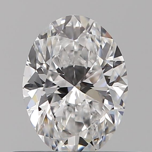 0.4 carat D-VVS2 Natūralus Oval Deimantas (1)