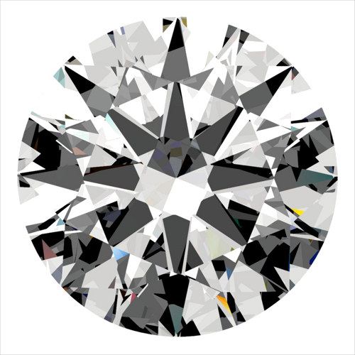 0.32 carat E-SI2 Excellent cut Natūralus Round Deimantas (1)