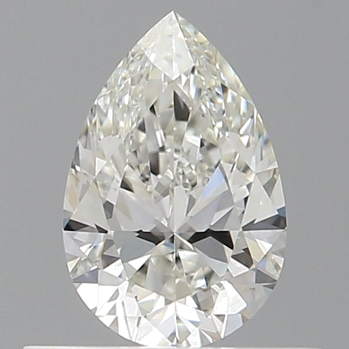 0.5 carat H-VVS1 Natūralus Pear Deimantas (1)