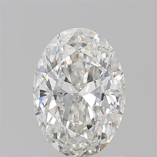 1.02 carat H-SI2 Natūralus Oval Deimantas (1)
