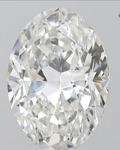 3.01 carat G-SI1 Natūralus Oval Deimantas (1)