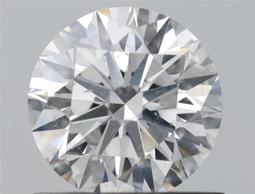 0.66 carat E-SI2 Excellent cut Natūralus Round Deimantas (1)