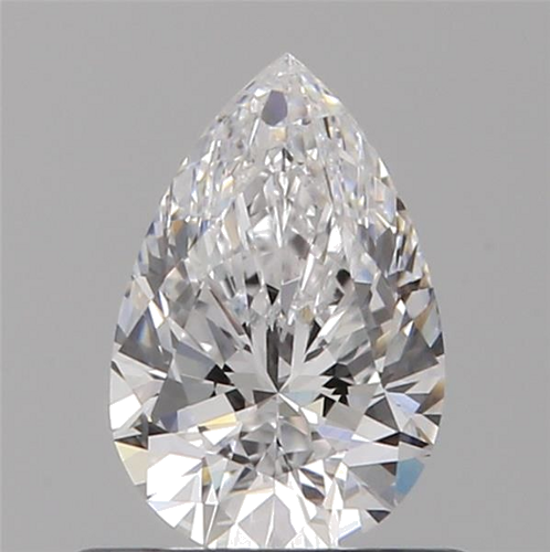 0.53 carat D-VVS1 Natūralus Pear Deimantas (1)