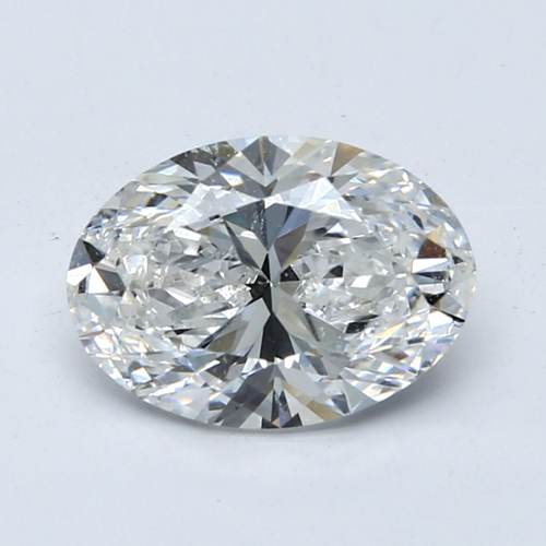 2.5 carat E-SI1 Natūralus Oval Deimantas (1)