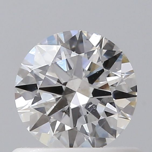 0.53 carat F-SI2 Excellent cut Natūralus Round Deimantas (1)